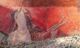 Historical Discovery in Pompeii: Large Fresco Depicting Dionysian Procession Unveiled