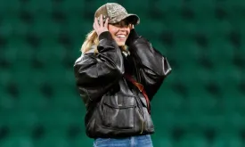Hollywood Star Sydney Sweeney Mimics Bruno Fernandes' Goal Celebration at Sporting CP