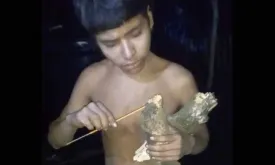 Indigenous Man from Amazon Tribe Encounters Lighter for First Time