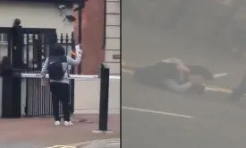 Man Burns Quran in Front of Turkish Consulate in London