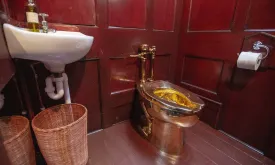 Man Sentenced for Involvement in Theft of World-Famous Golden Toilet
