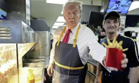 Mobile McDonald's Brought in for Donald Trump in Saudi Arabia