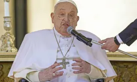 Pope Appears in Public after Hospitalization
