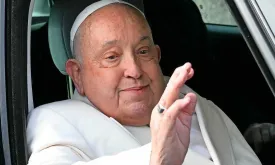 Pope Francis Spends Quiet Night in Hospital Battling Pneumonia