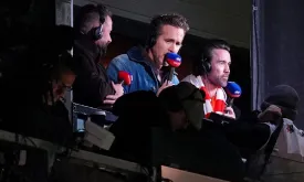 Ryan Reynolds and Rob McElhenney Try Commentary in Wrexham vs. Swansea Match