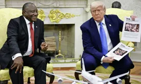 South African President's Visit to Trump in Oval Office Ends in Clash Over Farm Murders