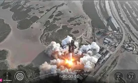 SpaceX Starship Loses Control and Booster Explodes After Launch
