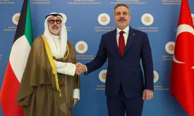Turkish Foreign Minister Hakan Fidan Meets with Kuwaiti Counterpart Al-Sabah