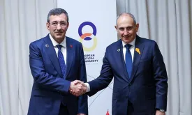Turkish Vice President Yılmaz Meets with Armenian PM Pashinyan
