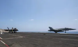 US Navy Loses Fighter Jet in Red Sea Landing Incident