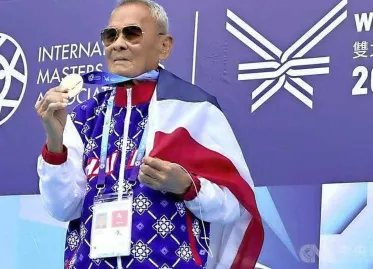 105-Year-Old Thai Athlete Shines with Four Gold Medals, Aims to Be World Champion