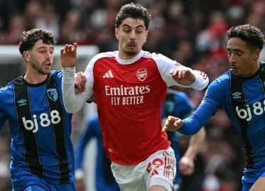 Arsenal Suffers Shocking 2-1 Defeat to Bournemouth, Havertz and Martinelli Ratings Drop