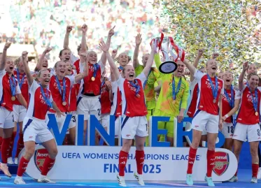 Arsenal Upset Barcelona to Win UEFA Women's Champions League After 18 Years