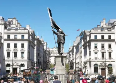 Banksy Installs Controversial Statue in Central London