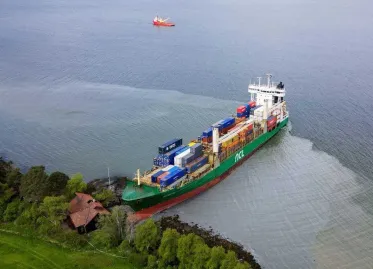 Cargo Ship Stranded Meters from Home in Norway: Unprecedented Incident in Trondheim