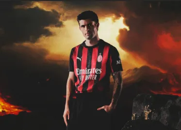 Christian Pulisic Unveils AC Milan's Fiery New Home Kit Inspired by Historic Symbol