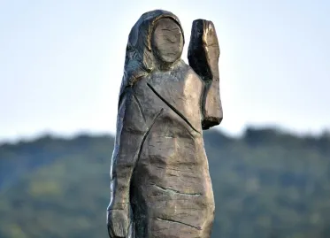 Investigation Launched into Disappearance of Melania Trump Statue in Slovenia