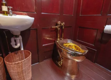 Man Sentenced for Involvement in Theft of World-Famous Golden Toilet