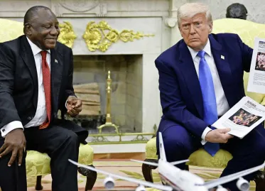 South African President's Visit to Trump in Oval Office Ends in Clash Over Farm Murders