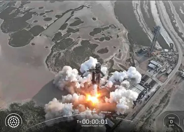 SpaceX Starship Loses Control and Booster Explodes After Launch