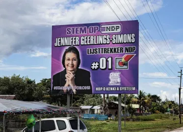 Suriname's NDP Makes Political Move in Elections: Forming Coalition Without VHP