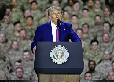 Trump Visits Troops in Qatar and Raises Idea of Third Term Again