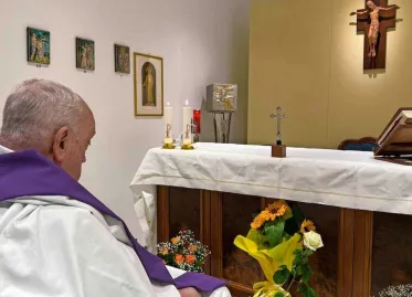 Vatican Releases First Photo of Pope Since Hospitalization
