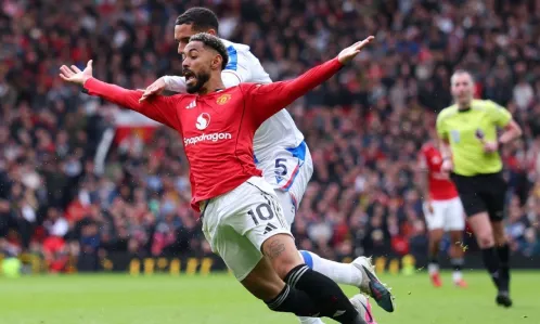 VAR Review: Controversial Penalty and Red Card Decision in Man United vs. Crystal Palace Match