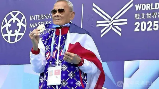105-Year-Old Thai Athlete Shines with Four Gold Medals, Aims to Be World Champion