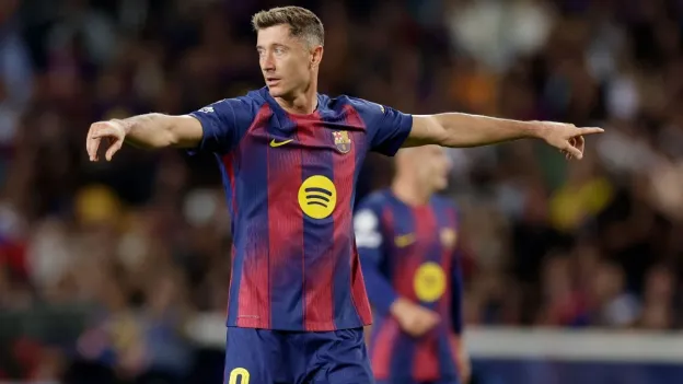 AC Milan Targets Barcelona's Lewandowski in Transfer Rumor