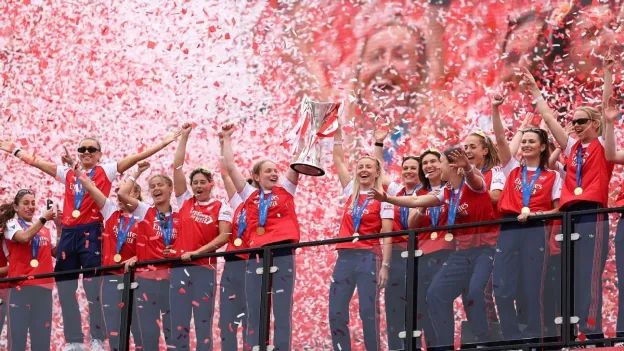 Arsenal Celebrates UEFA Women's Champions League Victory After 18-Year Wait