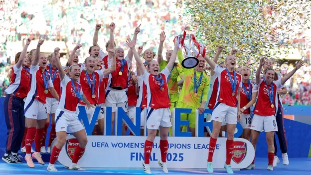 Arsenal Upset Barcelona to Win UEFA Women's Champions League After 18 Years