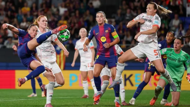 Barcelona Dominates Bayern Munich in UWCL Opener with 7-1 Victory