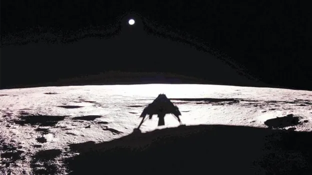 Blue Ghost Spacecraft Captures Selfie with Earth from Moon