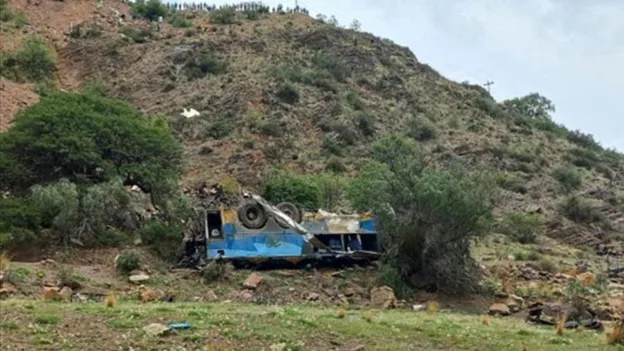 Bus Plunges into Cliff: Dozens Dead in Horrific Accident