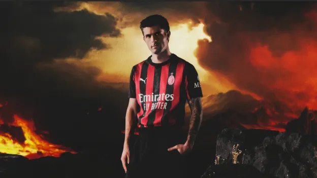 Christian Pulisic Unveils AC Milan's Fiery New Home Kit Inspired by Historic Symbol