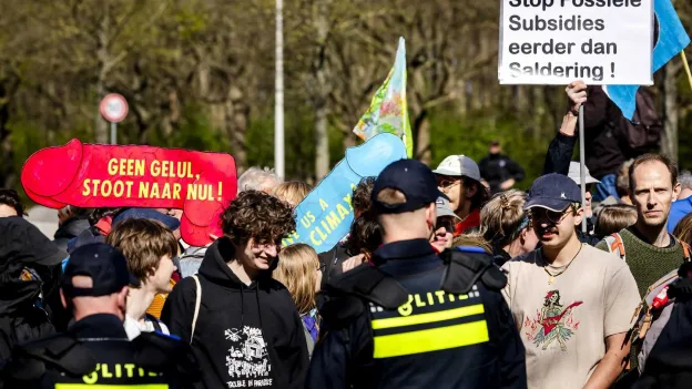 Climate Activists Block A12 Den Haag
