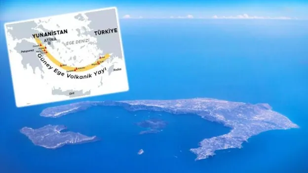 Concerns Rise Over 'Kameni Volcano' on Santorini Island