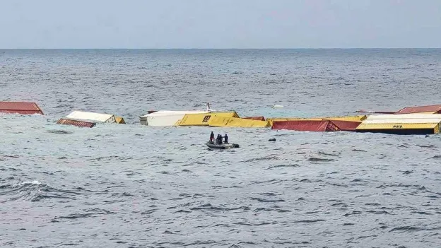 Container Ship Carrying 'Dangerous' Cargo Sinks off India's Coast