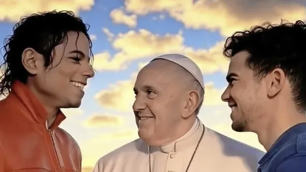 Controversy Erupts Over AI Video Depicting Pope Francis with Deceased Celebrities