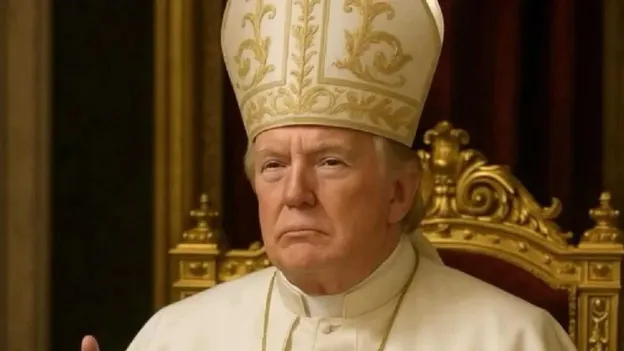 Criticism Arises Over Photo Depicting Trump as Pope