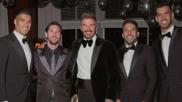 David Beckham's 50th Birthday Bash in Miami