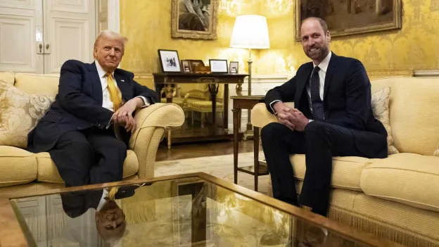 Donald Trump Compliments Prince William's Appearance During Meeting in Paris