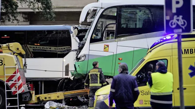Dozens Injured in Serious Bus Accident in Barcelona