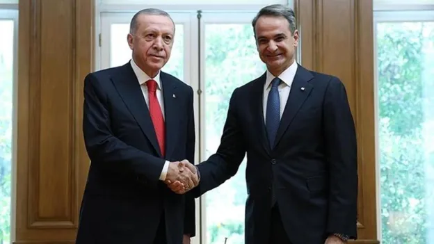 Erdoğan and Mitsotakis Held a Meeting