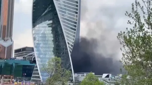 Explosion at Shopping Center in Business District of Moscow