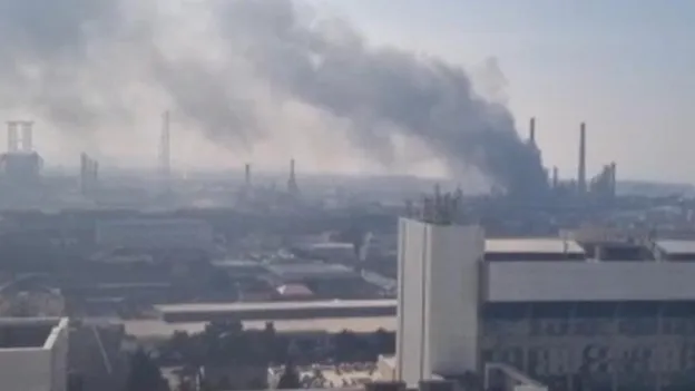 Fire Breaks Out at Oil Refinery in Azerbaijan