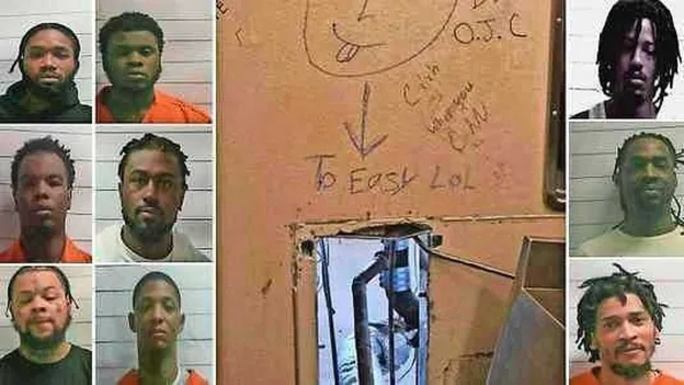 Five Armed Criminals Still at Large a Week After Daring Prison Escape in New Orleans