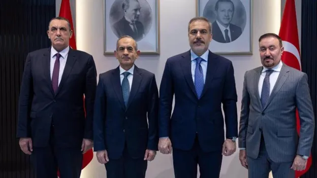 Foreign Minister Hakan Fidan Meets with Iraqi Turkmen Front President