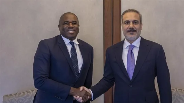 Foreign Minister Hakan Fidan Met with British Counterpart